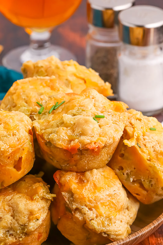 x SALE! Beer Cheese Bread Muffins Set 3 - Semi-Exclusive Recipe