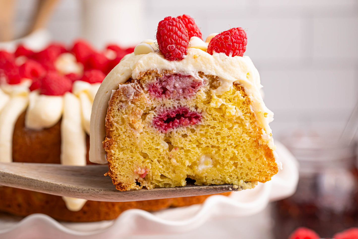 x SALE! Raspberry White Chocolate Bundt Cake Set 2 - Semi-Exclusive Recipe
