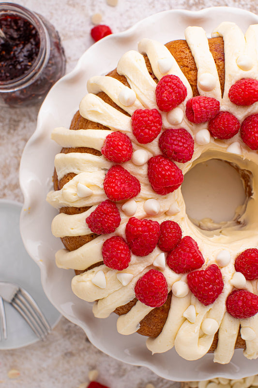 x SALE! Raspberry White Chocolate Bundt Cake Set 2 - Semi-Exclusive Recipe